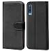 Produktbild Conie Handyhülle für Samsung Galaxy A7 2018 Hülle, Premium PU Leder Flip Case Booklet Cover Weiches Innenfutter für Galaxy A7 2018 Tasche, Schwarz