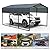 Outvita Heavy Duty Metal Carport, 10x15FT, Gray, Vehicle Protection, Outdoor Gatherings