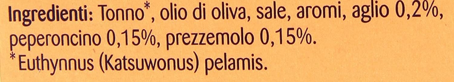 12 x Rio Mare Per Pasta Aglio e peperoncino thon dans l'huile d'olive 160 g