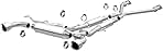 MagnaFlow Cat-Back Performance Exhaust System 19135 - Street Series, Stainless Steel 2.5in Main Piping, Dual Split Rear Exit, Polished Finish 4.5in Exhaust Tip - 2009-2020 370Z Performance Exhaust Kit