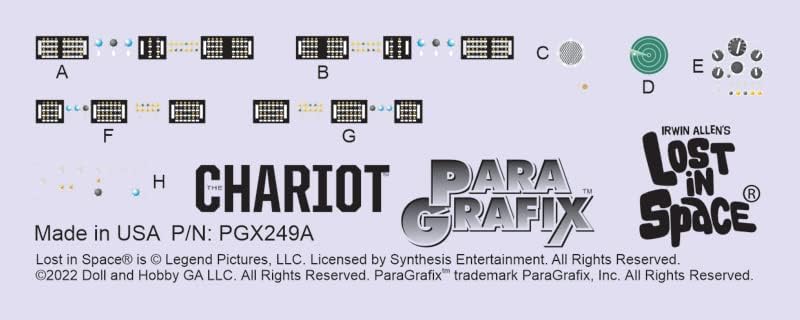 Lost in Space - Photoetch Set for Doll & Hobby’s 1/35 Scale Chariot (PGX249)