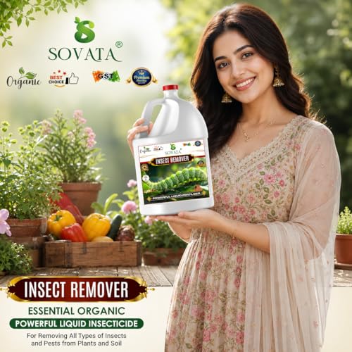 Image of All insects Remover, Essential Organic Powerful Liquid Insecticide for Removing all types of insects and pests from Plants and soil. (100 ml)