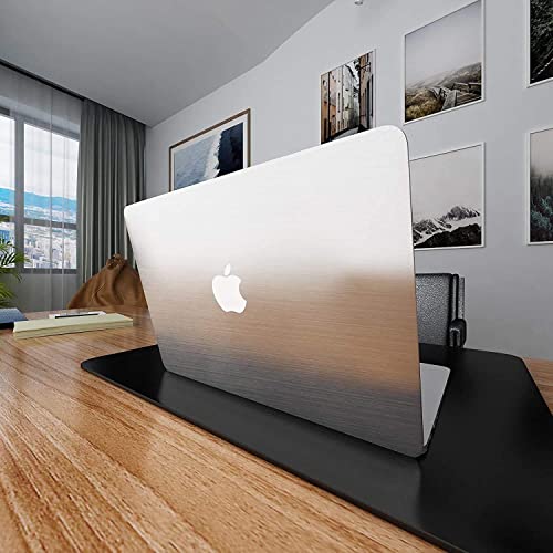 Image of HOME13 Vinyl Brushed Wallpaper Peel & Stick Contact Paper Self Adhesive Stainless Vinyl Wallpaper for Kitchen Countertops Cabinet Waterproof Wallpaper (24x120 Inches, Silver Brushed)
