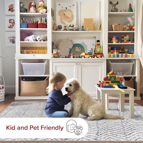 nuLOOM Rosanne Transitional Striped Area Rug, 8x10, Blue - Image 6