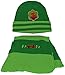 Disney Winnie l'ourson – Set d'hiver avec bonnet (casquette) + écharpe (88 cm) – Couleur verte – pour enfant ou fille – Le bonnet est élastique en taille unique circonférence de 35 à 50 cm environ