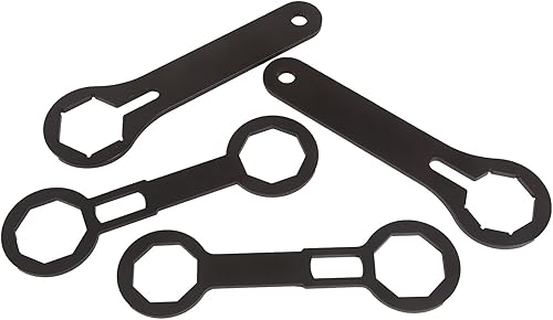 Miniatura 8 de Llave de tapa de horquilla de 1.929 in, herramienta de llave de horquilla delantera, llave de caja de 8 puntos para quitar la tapa de la horquilla