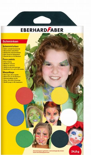 Preisvergleich Produktbild Eberhard Faber 579004 Schminkfarbe 6er Set