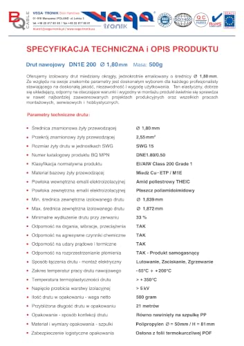 Alambre de bobinado DN1E 1,80 mm para fabricar transformadores de 500 g 2