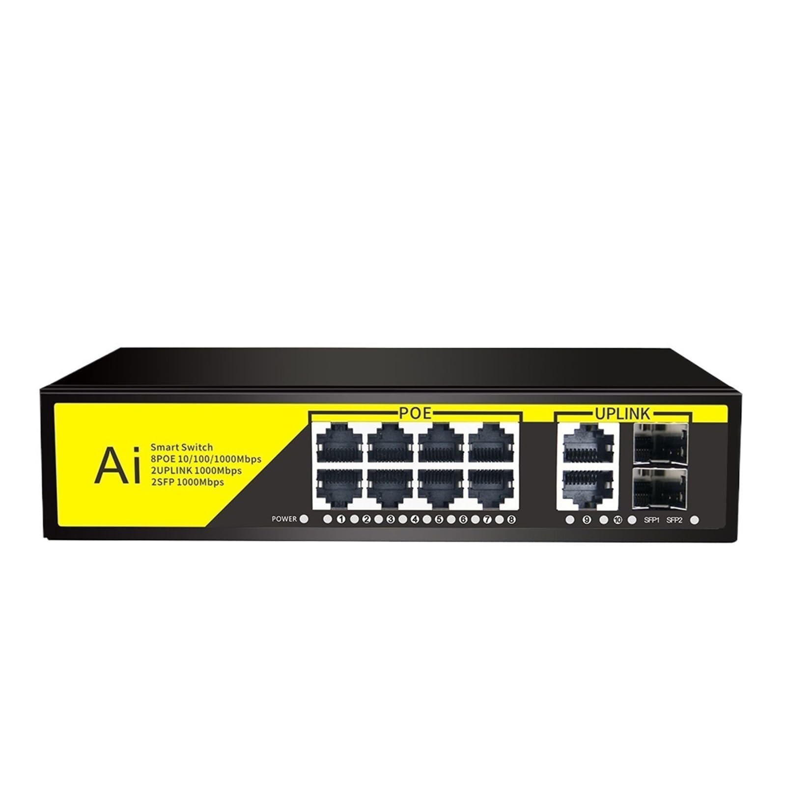 Commutateur réseau POE pour caméras de surveillance de maison et bureaux