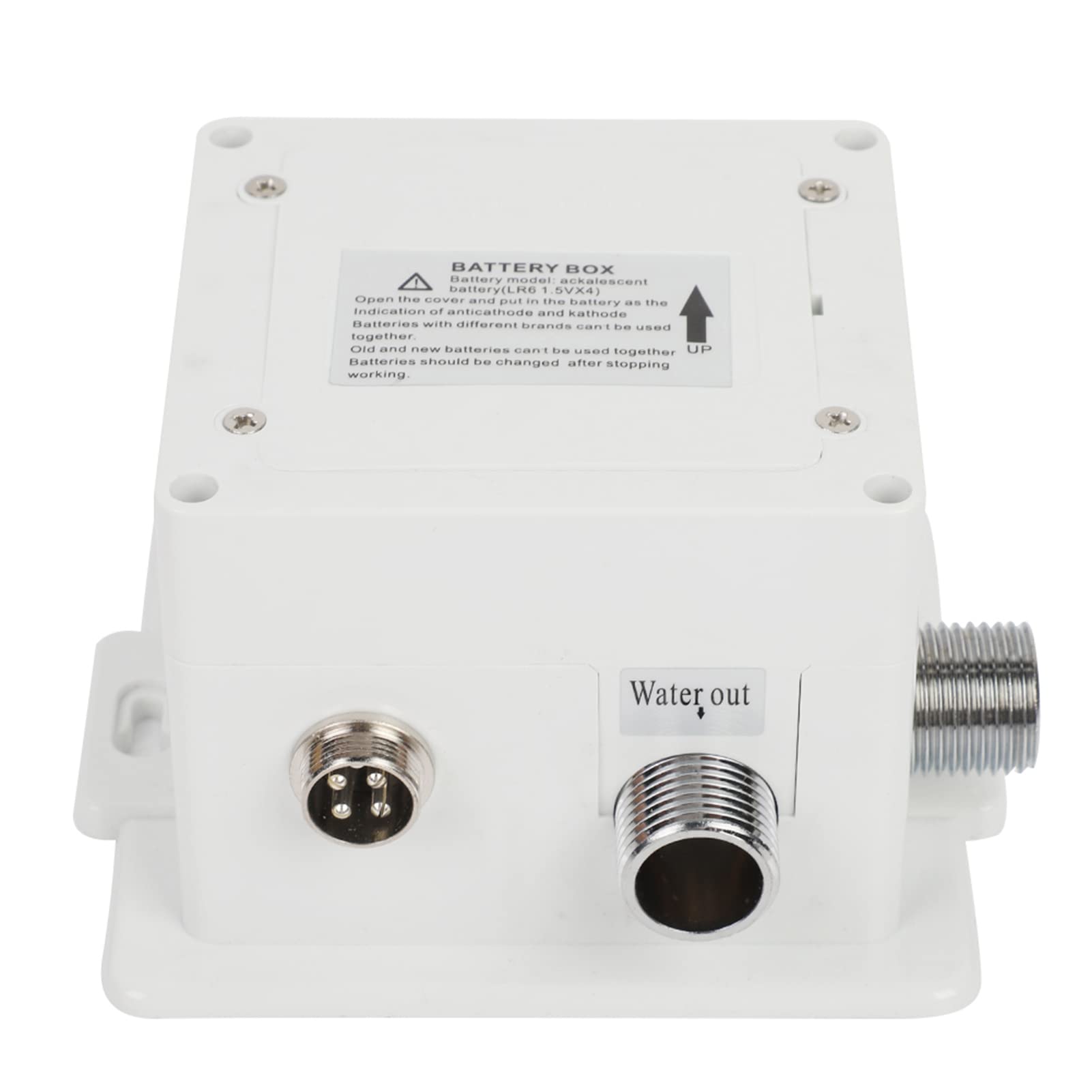 Automatischer Sensor-Badezimmer-Wasserhahn, berührungslose Handmischbatterie mit Messing-Konstruktionsbeschichtung für Waschbecken, Stromversorgung durch 4 (Antiquität)