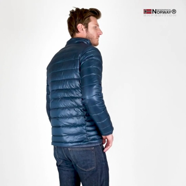 Geographical Norway Amigolor - Doudoune Homme Chaude Matelassée Automne Hiver - Veste Coupe-Vent