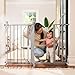 Regalo Easy Step 49-Inch Extra Wide Baby Gate, Includes 4-Inch and 12-Inch Extension Kit, 4 Pack of Pressure Mount Kit and 4 Pack of Wall Mount Kit, Platinum