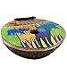 Kalimba Coconut Shell Body Amplify the Sound Steel Tines Give Resonant Sound Amazing Clear Musical Notes Soothing Tones Can Be Played for Meditative Calm Relaxation Unique Décor (Coconut, Elephant)