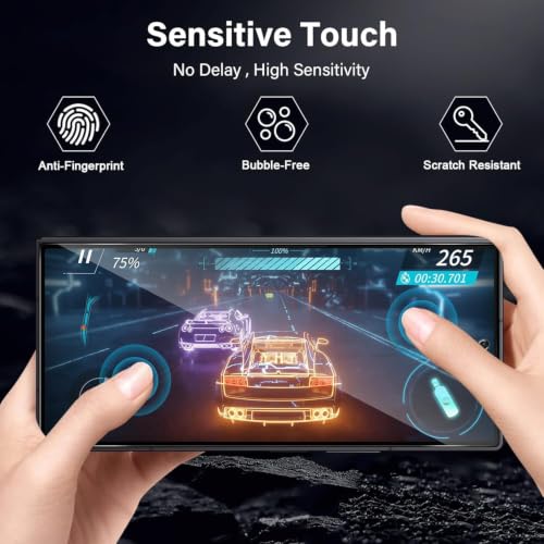 Image of (1 Pack Privacy Tempered Glass Screen Protector for Samsung Galaxy Z Fold 7 (Front Display) | 9H Anti-Spy Glass | HD Clarity, Anti-Scratch, Bubble-Free, Case-Friendly