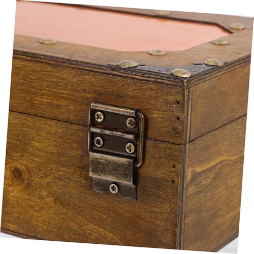 Boîte à trésors décorative bois vintage pour ranger vos alliances et secrets de table - 4