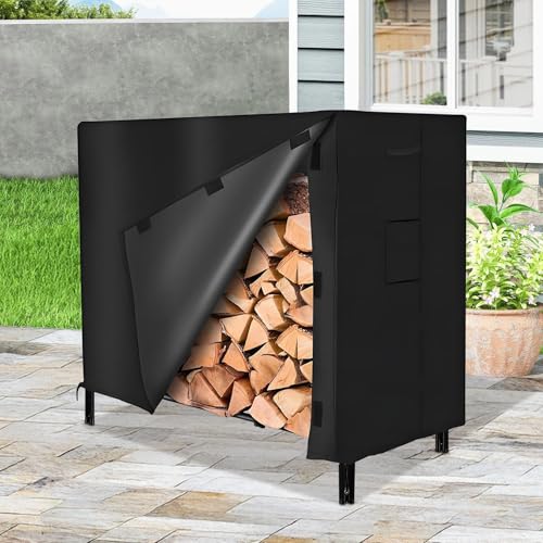 Housse pour rangement de bois de chauffage durable et imperméable premium - 4