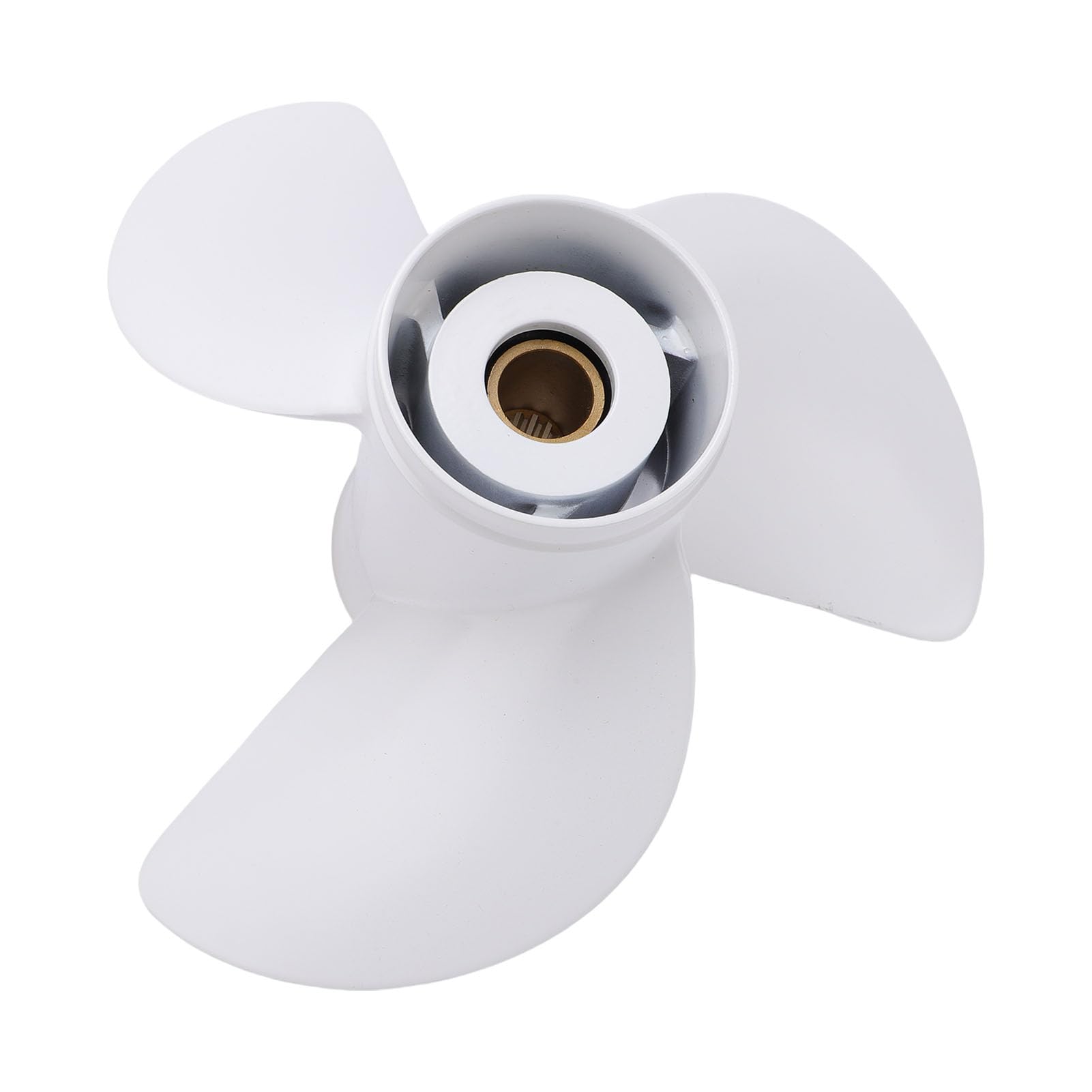 Cocoarm 13 1/2x15-K Außenbordpropeller, Aluminium-3-Blatt-Design, Ideal für 50–130 PS Außenbordmotoren für Reibungslose Bootsfahrt