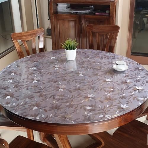 Nappe transparente PVC ronde 180cm pour protection de table - 2