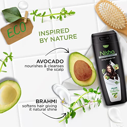 Image of Nisha Healthy & Shiny Storng Beautiful Hair Shampoo, 80 ML