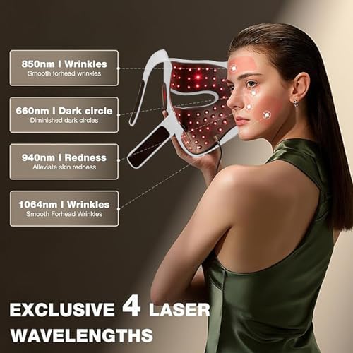 Image of JOVS Laser Light Therapy Mask for Face (White)