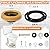 Toiglo Toilet Flange with Wax Ring Kit - Toilet Wax Ring Replacement Kit for Toilets Install or Toilet Leak Repair Fits 3 inch or 4 inch Waste Lines