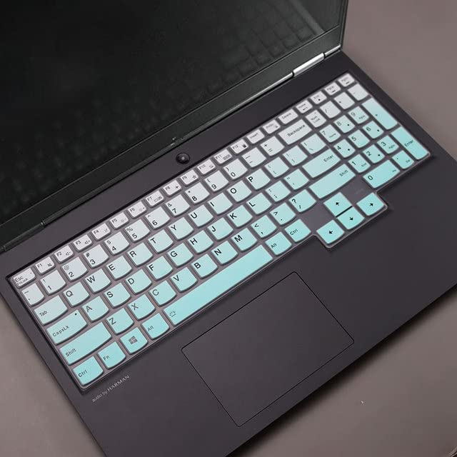 COMPUAE - For LENOVOs Legion Y9000X Y9000K R9000P R9000K R9000X 2022 2021 R Y 9000 X K P 9000P 16 inch Silicone laptop keyboard cover skin (fademint)