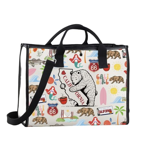 Sac fourre-tout California idéal pour vos journées de plage, shopping et cours