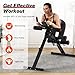 Imagen de RELIFE REBUILD YOUR LIFE Maquina Abdominales Casa Aparato de Entrenamiento Muscular Ejercitador Plegable Multifuncional Gimnasio