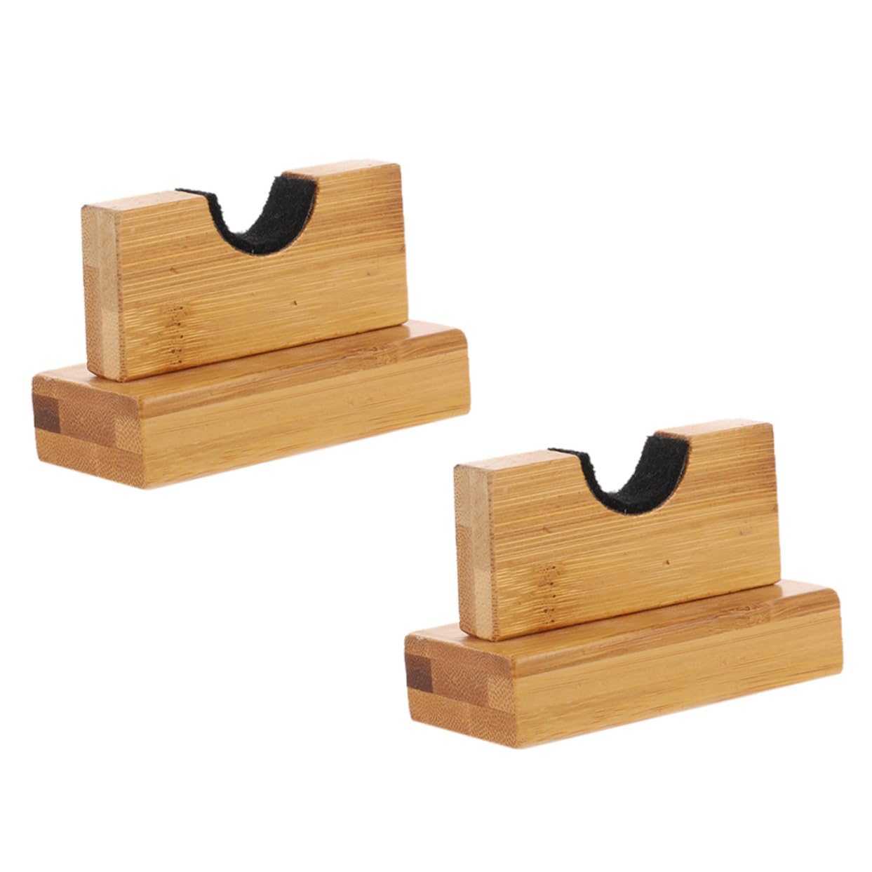 KOMBIUDA Bamboo Baseball Bat Display Stand Ornament Bat Stand for Desktop Rack Holder