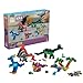 Produktbild Plus-Plus 9603918 Geniales Konstruktionsspielzeug, Learn to Build, Dinosaurier, Kreativ-Bausteine, 600 Teile, Mehrfarbig