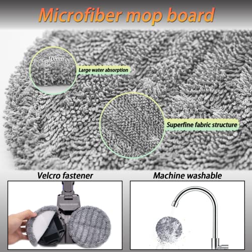 Image of Electric Cleaner Head Compatible with Dyson V7 / V8 / V10 / V11 Stick Vacuum Sweeping Machine Wet and Dry Dual-use Suction headadaptation Cordless Vacuum Cleaner Attachment