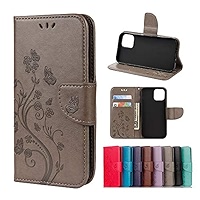 BTJC for iPhone 12 Pro Flip Case, Magnetic Closure Credit