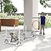 PawHut Agility Set Hunde 4-teiliges Agility-Ausrüstung für Hundetraining Steckhürdenset mit höhenverstellbar Hürden Reifen Trainingszubehör Koordinationstraining Agilityset für Spiele Training
