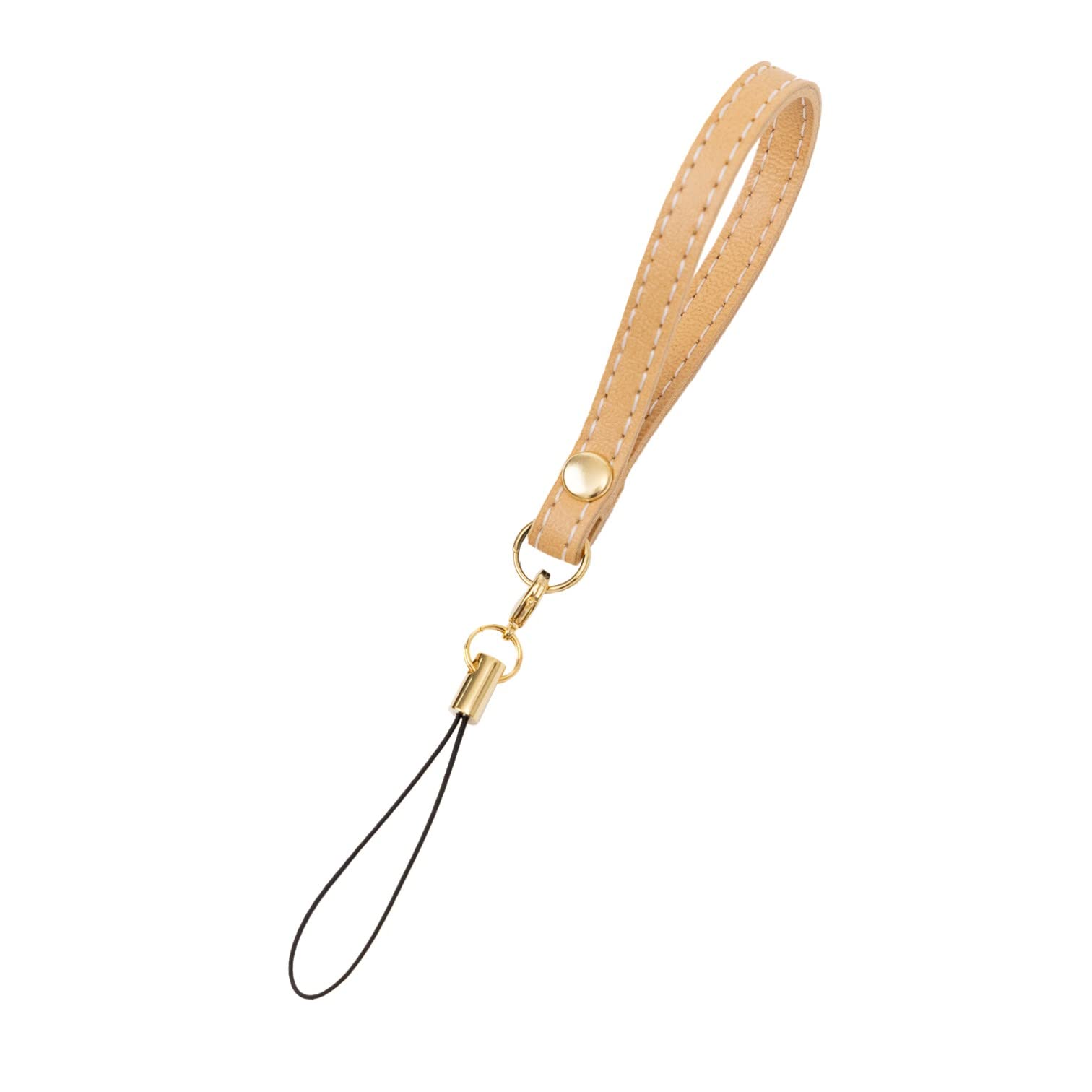 Jungei Leather Phone Strap, Beige