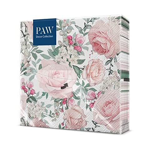 PAW - Servilletas Papel 3 Capas (33 x 33 cm) I 20 Unidades Cover