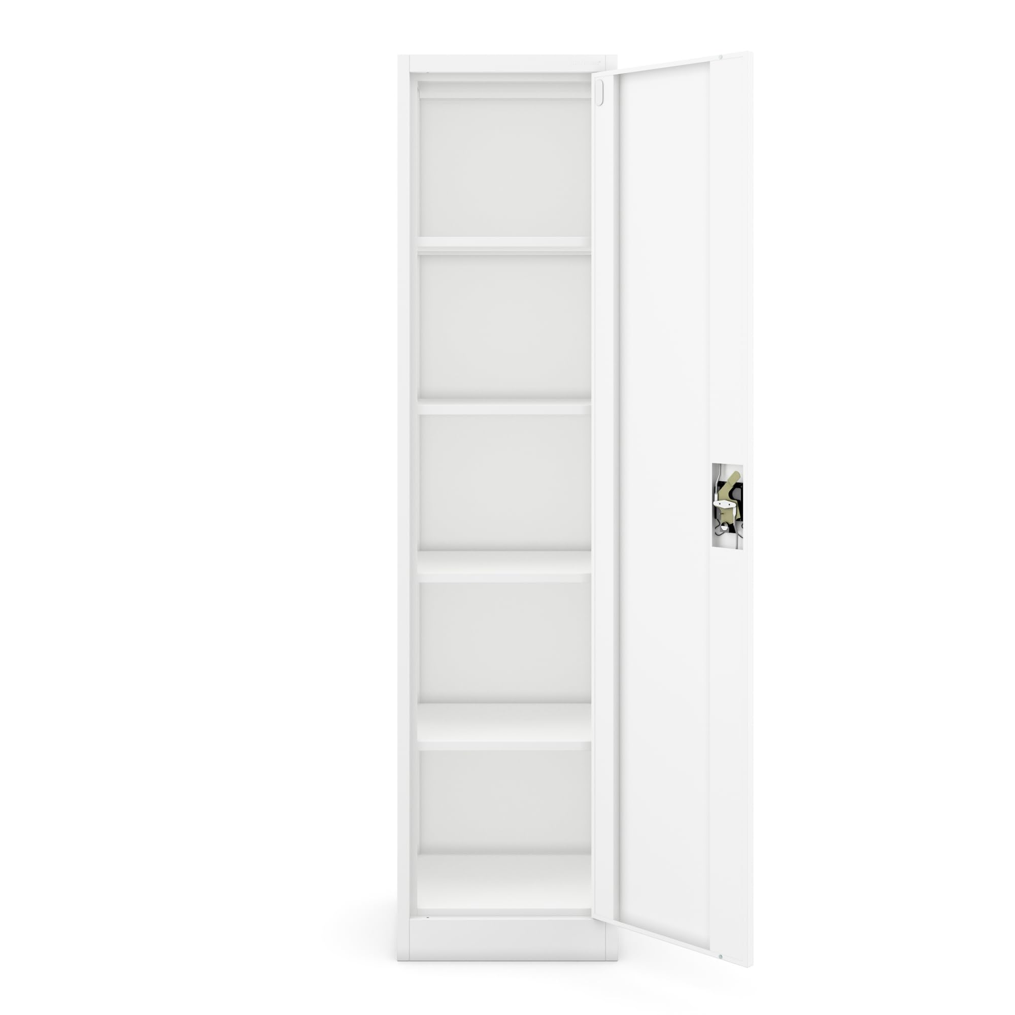 Jan Nowak Armoire métallique Bureau verrouillable pour Documents et Archives Professionnelles Armoire à dossiers Acier pour Entreprise Administration école Atelier Rangement A4 185 x 60 x 45 cm