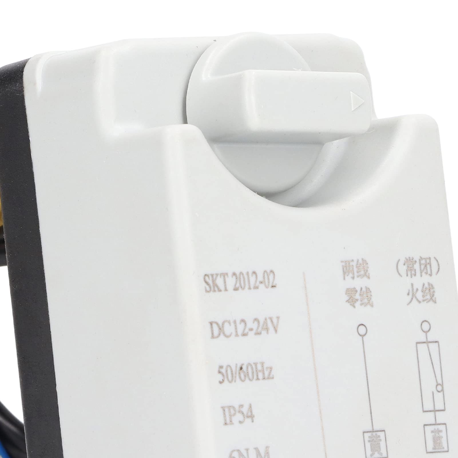 Valvola a Sfera Motorizzata da 1/2", DN15 DC 12V‑24V Valvola a Sfera in Ottone Normalmente Chiusa con Configurazione a 2 Fili, Attacco Completo per Sistemi Idrici Domestici, Sistemi di Automazione