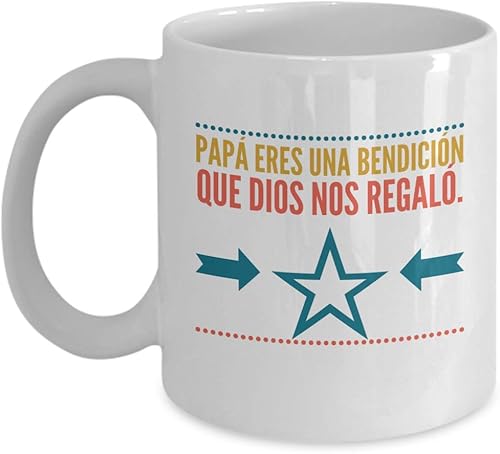 Miniatura 7 de Regalo para Papa Taza de Cafe Padre Vaso, taza café divertidas, tazas personalizadas, taza de café inspiradoras, taza con mensajes positivos., 11onza