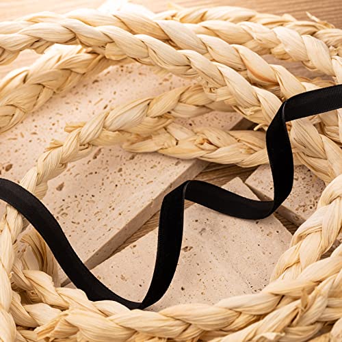 AnotherKiss Classic Black Velvet Choker Necklace for Women - Ultra Comfortable Stretch Velvet Ribbon, Halloween Birthday Party Decorations, Gothic Jewelry Cosplay, Thin 3/8 inch (1cm)4