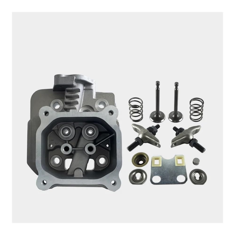 Conjunto de Culata Apto for 1P68 1P70 GXV160, Piezas de Motor de Gas, Juego de Brazo basculante de válvula de Culata de cortacésped