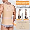 Junlan Compressione Shapewear Canotta Contenitiva Snellente Intimo Modellante Dimagrante Fascia Pancia Sportivo Fitness Canottiera Maglia Contenitiva Uomo (2X-Large, Beige) #4