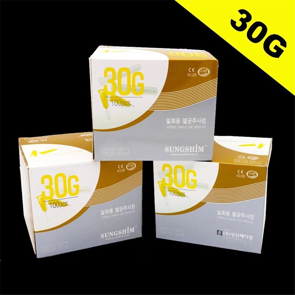 Agujas pequeñas 30G * 4 mm, 13, 25 ultrafinas Equipamiento de laboratorio