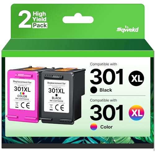 SAILNER 301 XL Cartucce Compatibili Per HP 301 Nero E Colore – Alta Resa Per OfficeJet, Envy E Deskjet