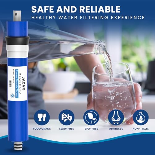 Miniatura 3 de Jacar - Membrana Osmosis De 75 Gpd. Osmosis Inversa 5 Etapas. Membrana Aqua Family 100x100 Universal. Filtro Depuradora De Agua. 75 Gpd