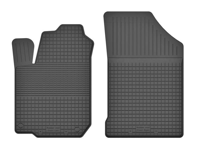 Gummimatten Automatten Gummifussmatten Gummi Fußmatten für Citroen C2 Bj. 2003-2009 VORNE...