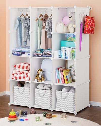 CUBEDIY Baby Closet Organizer for Nursery: Durable Baby Wardrobe for Closet - Customizable Baby...