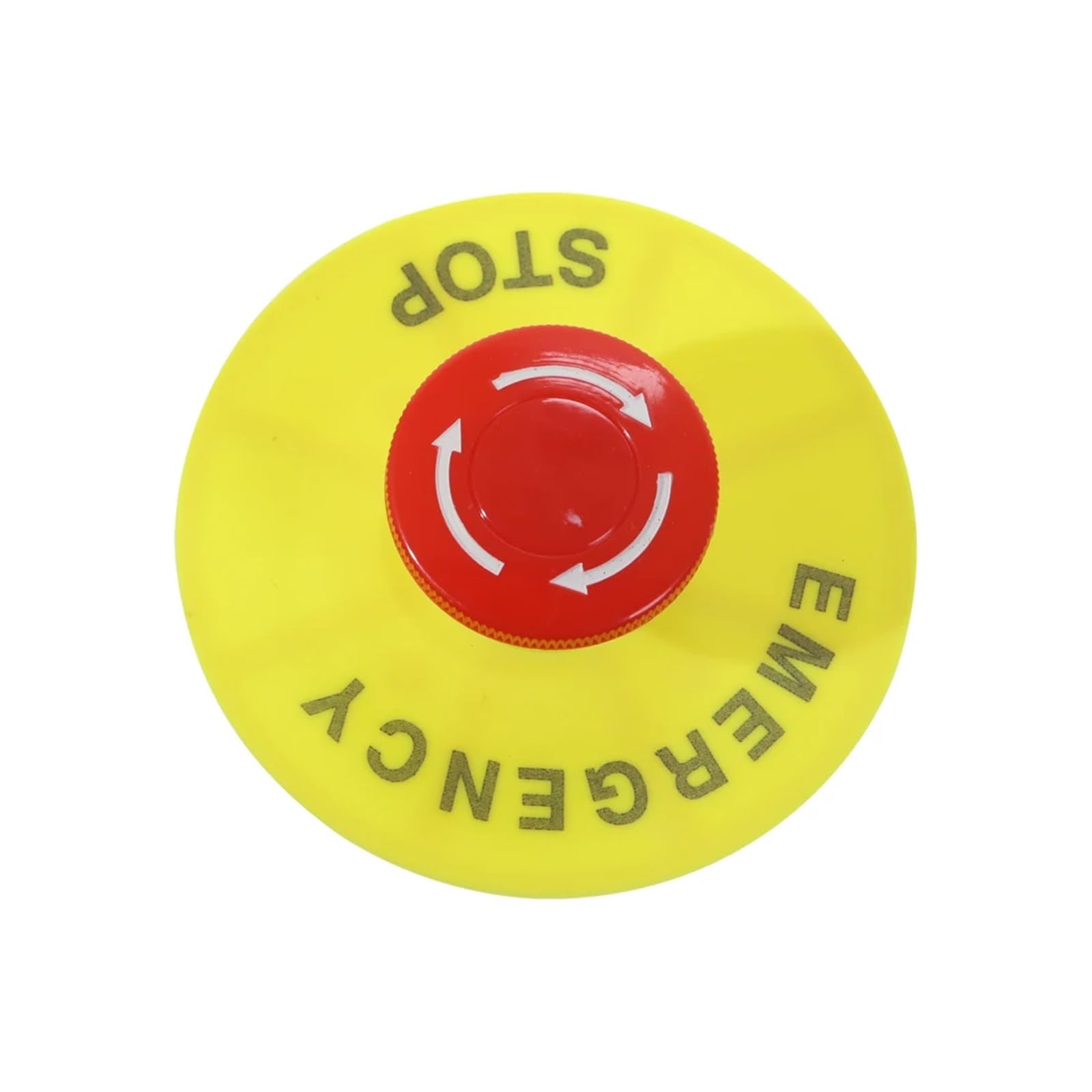 Interruptor pulsador tipo hongo de parada de emergencia con señal roja de carcasa CA 660 V 10 A
