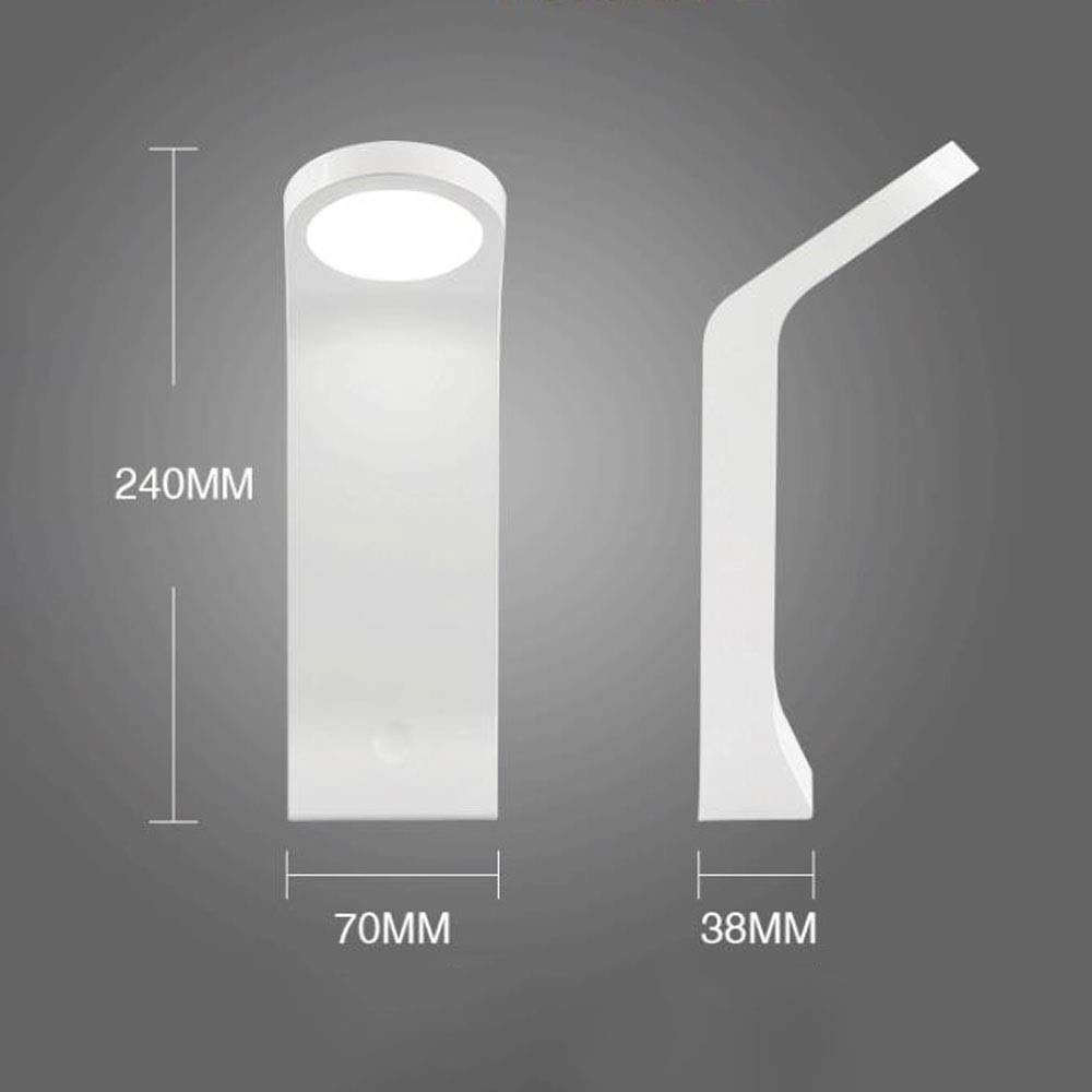 Lampa stołowa dotyk/wyłącznik, ochronę oka, dotknij lekka szmakowa lampa stołowa, przenośna lampa biurka LED, lampa biurowa z portem ładującym USB, ładowanie, niskie zużycie energii (styl ładowania)