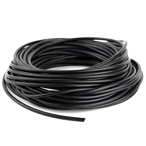 Fluororubber Solid Round Cord Gasket, Fluorine Rubber O-Ring Oil Seal, 1.5mm-22mm Diameter, 1-20Meters Length for Industrial Sealing (1,11mm)