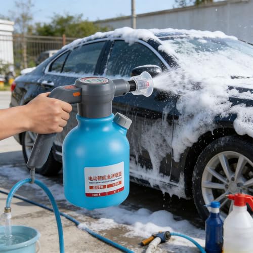 Lavage de voiture sans effort avec ce spray mousse électrique 2L - 2